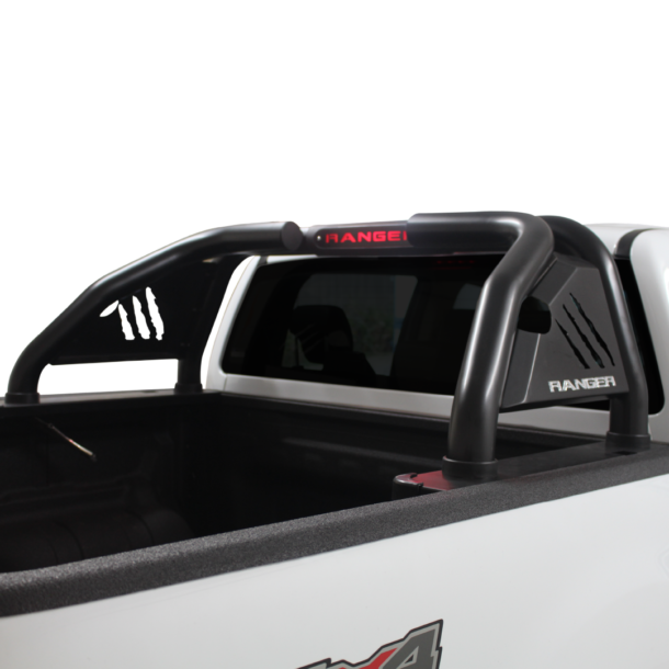 Ford Ranger Sports Bar Black - Brake Light Integration - RAPTOR NAME ...