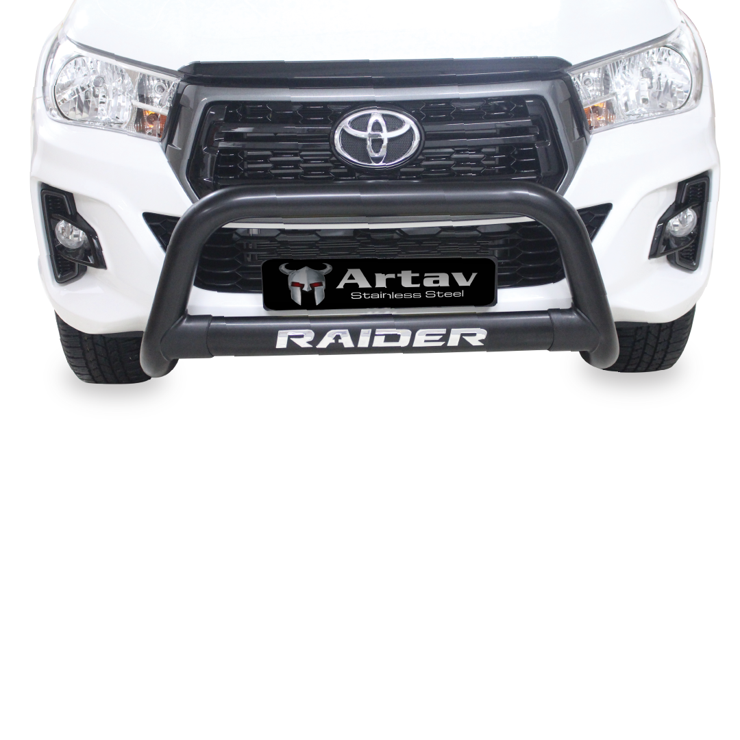 Toyota Hilux LEGEND Oval Nudge Bar Black - Fast, Professional Service