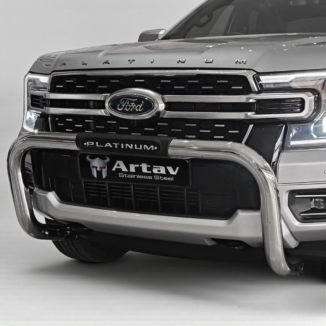 Ford Ranger and Everest Next-Gen PLATINUM Nudge Bar Stainless