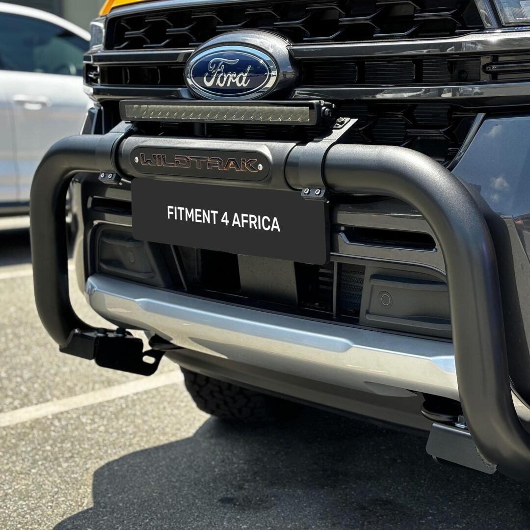 Alternative view of Ford Ranger Next-Gen Wildtrak PDC Nudge Bar Black (New Decal Design)