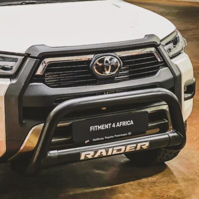 Toyota Hilux RAIDER Nudge Bar Black (PDC Friendly)