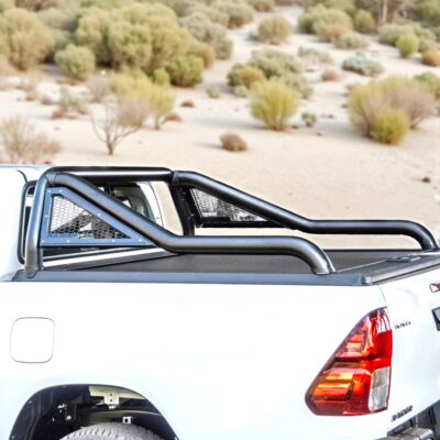 Toyota Hilux RAIDER Honeycomb Sports Bar Black–Securi-Lid Compatible